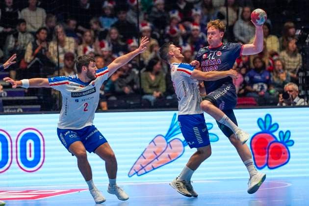 Handball, Golden League Norway Faroe Islands Trondheim 20251101 The Golden League handball match between Norway and the Faroe Islands in Trondheim Spektrum Photo Erik Flaaris Johansen NTB Trondheim Norway EDITORIAL USE ONLY RESTRICTED USE FOR BETTING COMPANIES  Copyright: xErikxFlaarisxJohansenx xNTBx