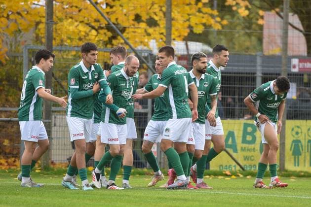 Fußball I Herren I Saison 2025-2026 I Regionalliga Nord I 17. Spieltag I SC Weiche Flensburg 08 - VfB Lübeck I 01.11.2025 Mannschaft VfB Lübeck Copyright: xLobeca JanxKirschnerx