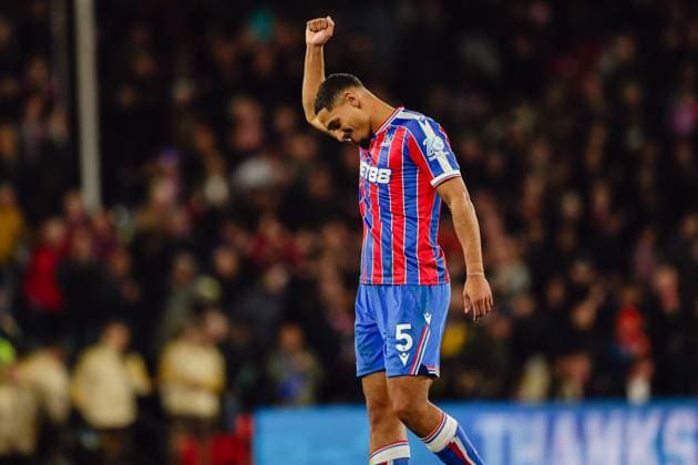 Maxence Lacroix (5 Crystal Palace) celebrate winning the Premier League game between Crystal Palace and Brentford at Selhurst Park in London, England. Copyright: xLiamxAsman SPPx Sportspressphoto_SPR54931