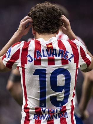 MADRID, SPAIN - OCTOBER 18: Julián Alvarez of Atletico Madrid during the LaLiga EA Sports match between Atletico Madrid v Sevilla at the Estadio Civitas Metropolitano on November 1, 2025 in Madrid Spain (Photo by Ricardo Nogueira Sports Press Photo) Copyright: xRicardoxNogueirax Sportspressphoto_SPR54976