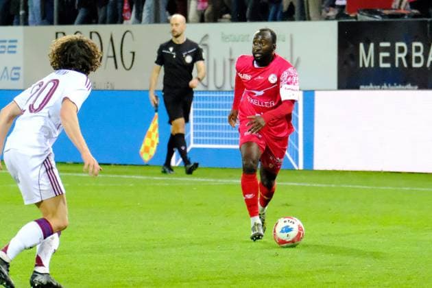 Brack Super League - Fc Winterthur vs Servette - Souleymane Diaby Winterthur Schützenwiese Zürich Schweiz Copyright: xSergioxBrunettix