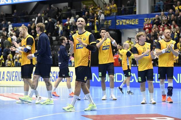 ESKILSTUNA, SWEDEN 20251101 Sweden s Oscar Bergendahl after Saturday s international handball friendly match between Sweden and Spain at the Volvo CE arena in Eskilstuna. ESKILSTUNA SWEDEN x10070x Copyright: xJessicaxGow TTx HANDBALL SWEDEN-SPAIN