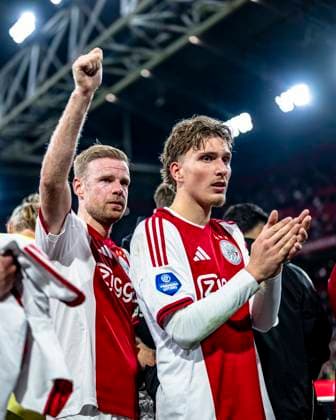 AFC Ajax Amsterdam midfielder Davy Klaassen, AFC Ajax Amsterdam forwarder Mika Godts during the match AFC Ajax Amsterdam vs SC Heerenveen at the Johan Cruijff Arena for the Dutch Vriendenloterij Eredivisie season 2025-2026 in AMSTERDAM, Netherlands on 1 November 2025, (photo by Stefan Koops EYE4images DeFodi Images) AFC Ajax Amsterdam midfielder Davy Klaassen, AFC Ajax Amsterdam forwarder Mika Godts during the match AFC Ajax Amsterdam vs SC Heerenveen at the Johan Cruijff Arena for the Dutch Vriendenloterij Eredivisie season 2025 2026 in AMSTERDAM, Netherlands on 1 November 2025, photo by Stefan Koops EYE4images DeFodi Images