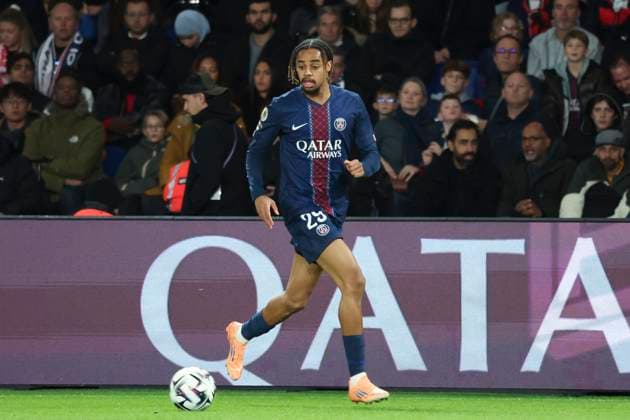 FOOTBALL : Paris Saint Germain Vs OGC Nice - Ligue 1 - 01 11 2025 Bradley Barcola (PSG) ParisFrance  Copyright: xMichaelxBaucherx
