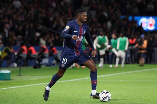FOOTBALL : Paris Saint Germain Vs OGC Nice - Ligue 1 - 01 11 2025 Ousmane Dembele (PSG) ParisFrance  Copyright: xMichaelxBaucherx