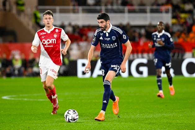 FOOTBALL : AS Monaco VS Paris FC - Ligue 1 McDonald s - 01 11 2025 Pierre Lees-Melou (Paris FC) - Ligue 1 McDonald™s match between AS Monaco and Paris Football Club on November 1, 2025 at the Louis II Stadium in Monaco. MonacoMonaco  Copyright: xWilliamxCannarellax