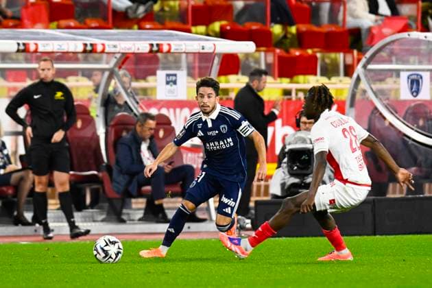 FOOTBALL : AS Monaco VS Paris FC - Ligue 1 McDonald s - 01 11 2025 Maxime Lopez (Paris FC) - Ligue 1 McDonald™s match between AS Monaco and Paris Football Club on November 1, 2025 at the Louis II Stadium in Monaco. MonacoMonaco  Copyright: xWilliamxCannarellax