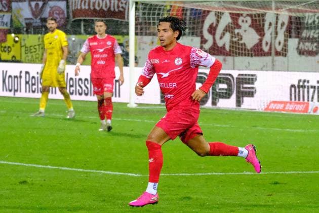 Brack Super League - Fc Winterthur vs Servette - Randy Schneider Winterthur Schützenwiese Zürich Schweiz Copyright: xSergioxBrunettix