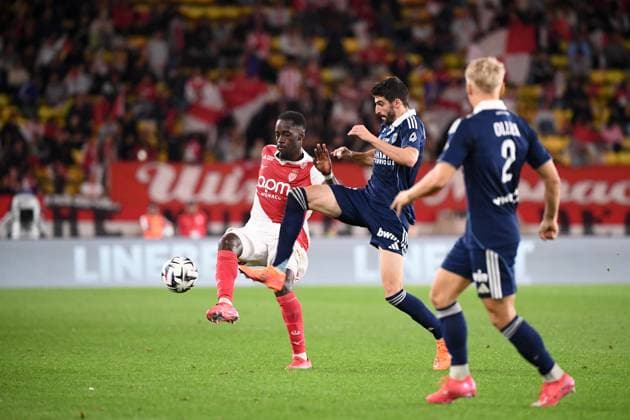 AS Monaco v Paris FC - Ligue 1 McDonald s 2025 2026 04 Jordan TEZE (asm) - 33 Pierre LEES MELOU (pfc) during the Ligue 1 match between Monaco and Paris FC at Stade Louis II on November 1, 2025 in Monaco, Monaco. Monaco Monaco  Copyright: xFEPx 776407946