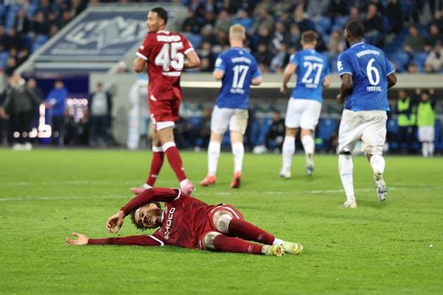 01.11.2025, xrekx, Fussball 2.Bundesliga, SV Darmstadt 98 - Arminia Bielefeld v.l. Monju Momuluh (Arminia Bielefeld) (DFL DFB REGULATIONS PROHIBIT ANY USE OF PHOTOGRAPHS as IMAGE SEQUENCES and or QUASI-VIDEO) Darmstadt