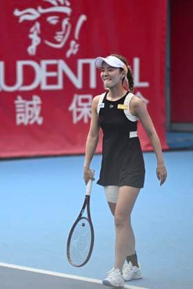 Momoko Kobori In WTA250 Japanese tennis player Momoko Kobori during a match at the Hong Kong Tennis Open on November 2, 2025 in Hong Kong. (Photo by Kobe Li Nexpher Images) Hong Kong