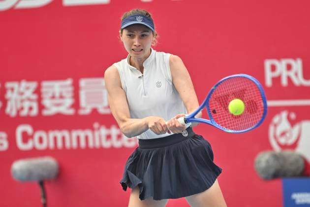 Cristina Bucsa In WTA250 Moldovan-Spanish tennis player Cristina Bucsa during a match at the Hong Kong Tennis Open on November 2, 2025 in Hong Kong. (Photo by Kobe Li Nexpher Images) Hong Kong