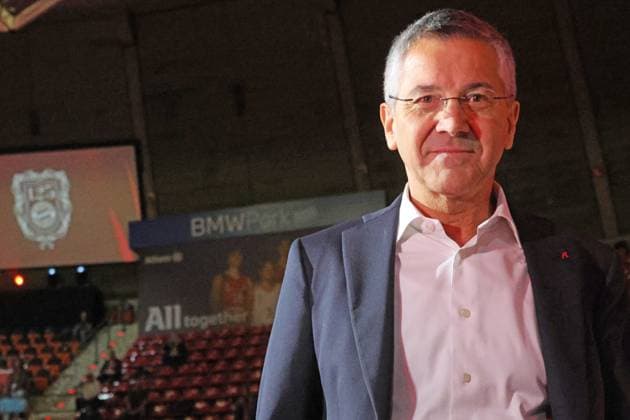 Präsident Herbert Hainer, Fussball Jahreshauptversammlung 2025 des FC Bayern München eV 02.11.2025 BMW-Park FOTO: Mladen Lackovic LakoPress