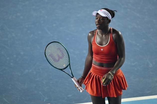 Victoria Mboko In WTA250 Canadian tennis player Victoria Mboko during a match at the Hong Kong Tennis Open on November 2, 2025 in Hong Kong. (Photo by Kobe Li Nexpher Images) Hong Kong