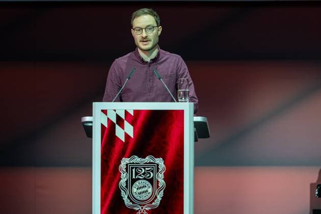 Michael Ott, GER, FC Bayern Muenchen, Fussball, Bundesliga, Jahreshauptversammlung FC Bayern Muenchen eV 2025, 02.11.2025, DFL DFB REGULATIONS PROHIBIT ANY USE OF PHOTOGRAPHS AS IMAGE SEQUENCES AND OR QUASI-VIDEO, GER, FC Bayern Muenchen, Fussball, Bundesliga, Jahreshauptversammlung FC Bayern Muenchen eV 2025, 02.11.2025 Muenchen Copyright: xEibner-Pressefotox EP_EER