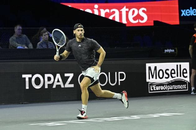Open de Moselle 2025 - Tennis - ATP, Tennis Herren - Open de Moselle 2025 - 02 11 2025 - Kyrian Jacquet - France MetzFrance  Copyright: xChryslenexCaillaudx xPznewsx