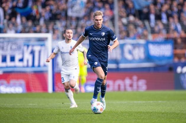 02.11.2025, 2. Bundesliga, 11. Spieltag, VfL Bochum 1848 - 1. FC Magdeburg, Leandro Morgalla (VfL Bochum 1848), Bochum Vonovia Ruhrstadion NRW Deutschland xRHR-FOTO DEx Copyright: DennisxEwert RHR-FOTOx RHR-FOTO DE