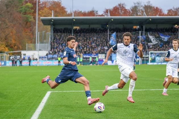 Deutschland: 3. Liga 2025 26, 13. Spieltag - TSG Hoffenheim II vs SV Waldhof Mannheim, Dietmar-Hopp-Stadion (Sinsheim): Ayoube¯Amaimouni‘Echghouyab Ayoube¯Amaimouni‘Echghouyab, (TSG¯1899¯Hoffenheim¯II, 7) Sinsheim Dietmar-Hopp-Stadion Baden-Württemberg Deutschland Copyright: xBenedictxChristx