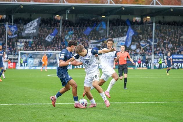 Deutschland: 3. Liga 2025 26, 13. Spieltag - TSG Hoffenheim II vs SV Waldhof Mannheim, Dietmar-Hopp-Stadion (Sinsheim): Ayoube¯Amaimouni‘Echghouyab Ayoube¯Amaimouni‘Echghouyab, (TSG¯1899¯Hoffenheim¯II, 7) Sinsheim Dietmar-Hopp-Stadion Baden-Württemberg Deutschland Copyright: xBenedictxChristx
