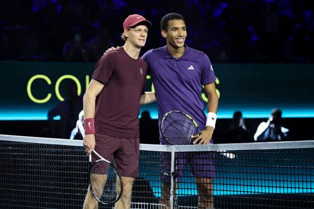 TENNIS : Rolex Paris Masters - Finale - 02 11 2025 Felix Auger-Aliassime (CAN) Vs Jannik Sinner (ITA) ParisFrance  Copyright: xMichaelxBaucherx