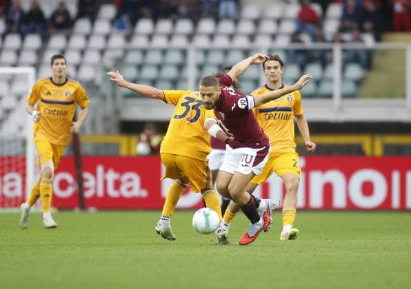 Nikola Vlasic of Torino FC during the Italian serie A, 2025-2026 season, football match between Torino FC and Pisa SC on 02 November 2025 at Stadio Olimpico Grande Torino, Turin, Italy. Photo Nderim Kaceli  Copyright: xNderimxKaceli IPAxSportx xipa-agency.netx xx IPA_67402419 IPA_Agency_IPA67402419
