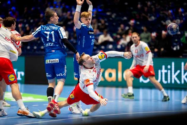 Handball, Golden League Denmark Faeroyene 39 24 Trondheim, Norway 20251102 Denmarks Mathias Gidsel during the Golden League handball match between Denmark and Faeroyene in Trondheim Spektrum Photo Ole Martin Wold NTB Trondheim Norway EDITORIAL USE ONLY RESTRICTED USE FOR BETTING COMPANIES  Copyright: xOlexMartinxWoldx xNTBx
