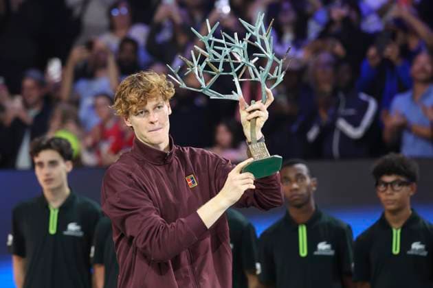 TENNIS : Rolex Paris Masters - Finale - 02 11 2025 Felix Auger-Aliassime (CAN) Vs Jannik Sinner (ITA) ParisFrance  Copyright: xMichaelxBaucherx