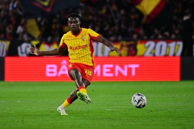 FOOTBALL : Lens vs Lorient - Ligue 1 - 02 11 2025 Samson Baidoo ( 6 - Lens ) during the Ligue 1 match between RC Lens and FC Lorient at Stade Felix Bollaert on November 02, 2025 in Lens, France. ( Photo by federico pestellini psnewz ) - LensFrance  Copyright: xFedericoxPestellinix