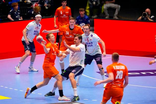 Handball, Golden League Norway Netherlands Trondheim 20251102 The Golden League handball match between Norway and the Netherlands in Trondheim Spektrum Photo Ole Martin Wold NTB Trondheim Norway EDITORIAL USE ONLY RESTRICTED USE FOR BETTING COMPANIES  Copyright: xOlexMartinxWoldx xNTBx