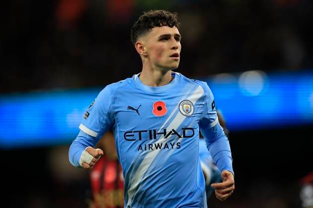Manchester City v Bournemouth Premier League 02 11 2025. Phil Foden (47) of Manchester City during the Premier League match between Manchester City and Bournemouth at the Etihad Stadium, Manchester, England on 2 November 2025. Manchester Etihad Stadium Manchester England Editorial use only DataCo restrictions apply See www.football-dataco.com , Copyright: xConorxMolloyx PSI-23140-0042
