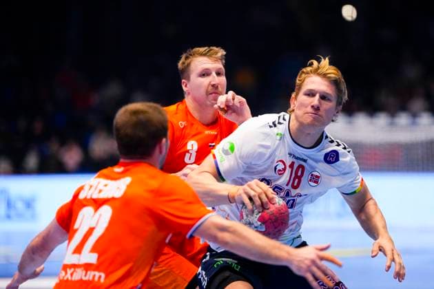 Handball, Golden League Norway Netherlands Trondheim 20251102 The Golden League handball match between Norway and the Netherlands in Trondheim Spektrum Photo Ole Martin Wold NTB Trondheim Norway EDITORIAL USE ONLY RESTRICTED USE FOR BETTING COMPANIES  Copyright: xOlexMartinxWoldx xNTBx