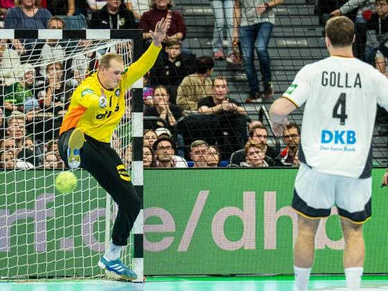 David Spaeth (Deutschland, 01) im Tor, Deutschland vs. Island, Handball, Laenderspiel, Herren, Spielzeit 2025 2026, 02.11.2025, Deutschland vs. Island, Handball, Laenderspiel, Herren, Spielzeit 2025 2026, 02.11.2025 Muenchen Copyright: xEibner-Pressefoto MichaelxSchmidx EP_MST
