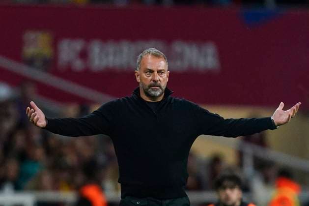 ESP: FC Barcelona, Barca - Elche CF. La Liga EA Sports. Date 11 FC Barcelona head coach Hansi Flick during the La Liga EA Sports match between FC Barcelona and Elche CF played at Lluis Companys Stadium on November 2, 2025 in Barcelona, Spain. kpng Copyright: xSergioxRuizx xPRESSINx PS_251102_BAR_ELC_012