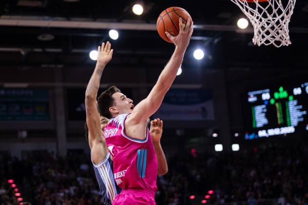 easyCredit Basketball Bundesliga, Telekom Baskets Bonn vs. ALBA Berlin, 02.11.2025 Grayson Murphy (Telekom Baskets Bonn 7) geht zum Korb -- easyCredit Basketball Bundesliga, Telekom Baskets Bonn vs. ALBA Berlin, 02.11.2025, Telekom Dome Bonn Copyright: xBEAUTIFULxSPORTS Derixx