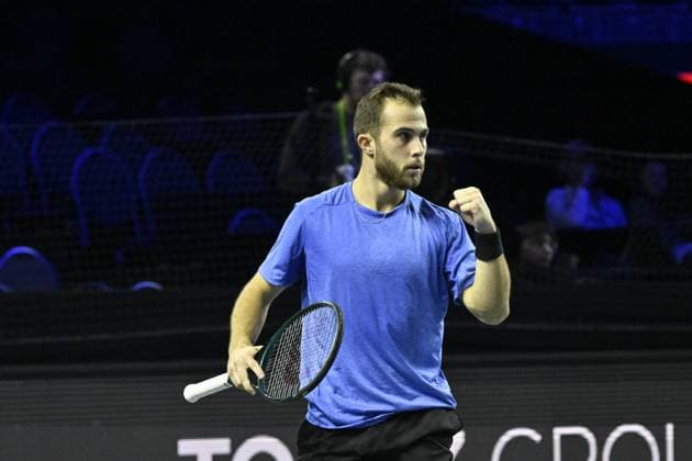 Open de Moselle 2025 - Tennis - ATP, Tennis Herren - Open de Moselle 2025 - 02 11 2025 - Hugo Gaston - France MetzFrance  Copyright: xChryslenexCaillaudx xPznewsx