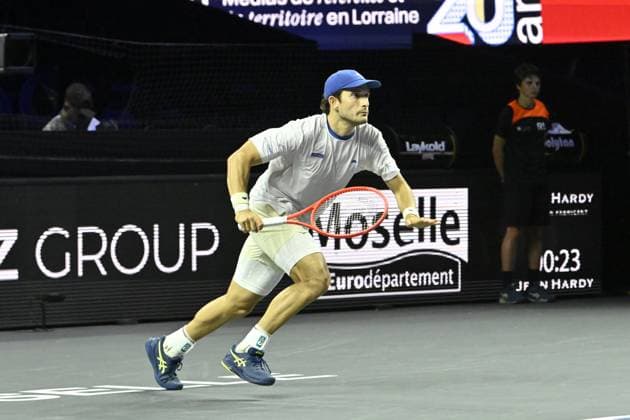 Open de Moselle 2025 - Tennis - ATP, Tennis Herren - Open de Moselle 2025 - 02 11 2025 - Francesco Passaro - Italie MetzFrance  Copyright: xChryslenexCaillaudx xPznewsx