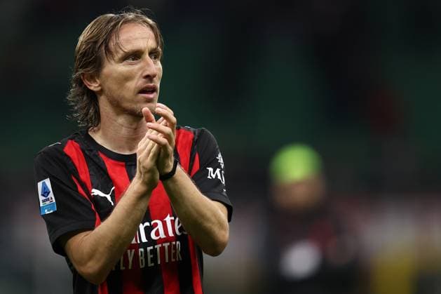 Ac Milan - AS Roma Luka Modric of Ac Milan celebrates at the end of the Serie A match beetween Ac Milan and AS Roma at Stadio Giuseppe Meazza on November 2 2025 in Milano, Italy . Milano Stadio Giuseppe Meazza Italy Copyright: xMarcoxCanonierox