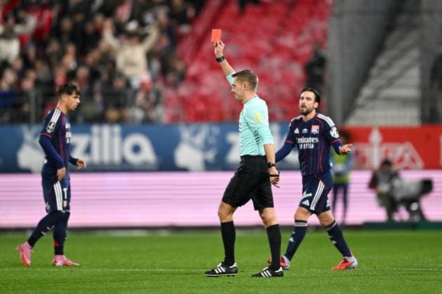 Stade Brestois 29 v Olympique Lyonnais - Ligue 1 McDonald s Clement TURPIN (ARBITRE) during the Ligue 1 McDonald s match between Stade Brestois 29 and Olympique Lyonnais at Stade Francis Le Ble on November 2, 2025 in Brest, France. Brest France  Copyright: xFEPx 776348191