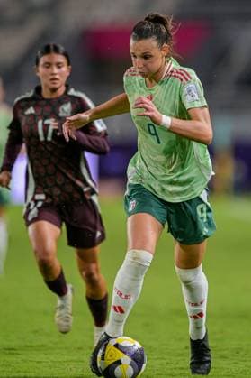 CALCIO - FIFA Mondiali - U17, U 17 Women - Italy vs Mexico 9 Volpini (Forward) of Italy U-17 is in action during the FIFA U-17 Women s World Cup Morocco 2025 quarter-final match between Mexico and Italy in Rabat, Morocco, on November 2, 2025, at the Olympic Stadium Morocco Morocco  Copyright: xIPAxSport ABACAx