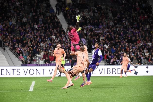 Toulouse FC v Havre AC - Ligue 1 McDonald s 20 EMERSONN Correia da Silva (tfc) - 99 Mory DIAW (hac) during the Ligue 1 McDonald s match between Toulouse FC and Havre AC at Stadium de Toulouse on November 2, 2025 in Toulouse, France. Toulouse France  Copyright: xFEPx 776348187