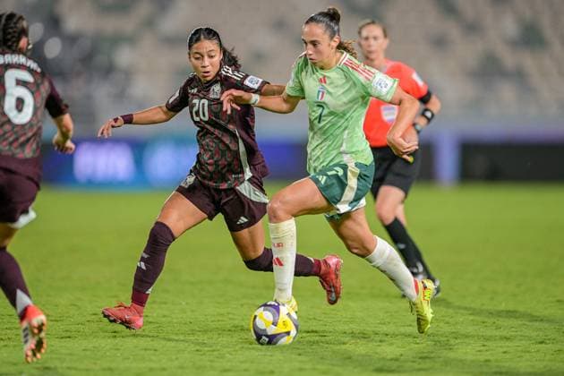CALCIO - FIFA Mondiali - U17, U 17 Women - Italy vs Mexico 7 Galli (Forward) of Italy U-17 is in action during the FIFA U-17 Women s World Cup Morocco 2025 quarter-final match between Mexico and Italy in Rabat, Morocco, on November 2, 2025, at the Olympic Stadium Morocco Morocco  Copyright: xIPAxSport ABACAx
