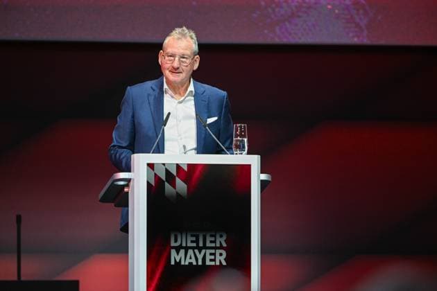 Jahreshauptversammlung des FC Bayern München - Bayer 04 Leverkusen am 02.11.2025 im BMW Park in Muenchen Prof. Dr. Dieter Mayer (1. Vizepraesident München )
