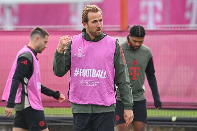 Harry KANE (Bayern Muenchen), Abschlusstraining am 03.11.2025 Fussball Champions League,Saison 2025 26 Paris Saint Germain- FC Bayern Muenchen