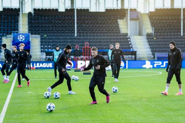 Football, training with Bodo Glimt Bodo 20251103 Bodo Glimts Fredrik Bjorkan during a training session with Bodo Glimt at Aspmyra stadium before the Champions League football match against Monaco Photo Fredrik Varfjell NTB Bodo Norway EDITORIAL USE ONLY RESTRICTED USE FOR BETTING COMPANIES  Copyright: xFredrikxVarfjellx xNTBx