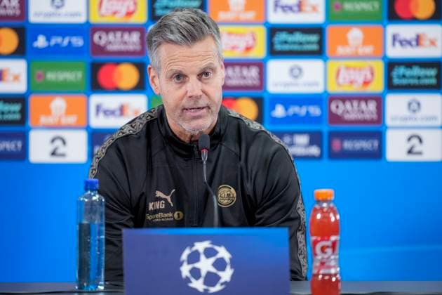 Football, press conference with Bodo Glimt Oslo 20251103 Bodo Glimt s coach Kjetil Knutsen and Sondre Auklend during a press conference with Bodo Glimt at Aspmyra stadium before the Champions League football match against Monaco Photo Fredrik Varfjell NTB POOL Oslo Norway EDITORIAL USE ONLY RESTRICTED USE FOR BETTING COMPANIES  Copyright: xFredrikxVarfjellx xNTBx
