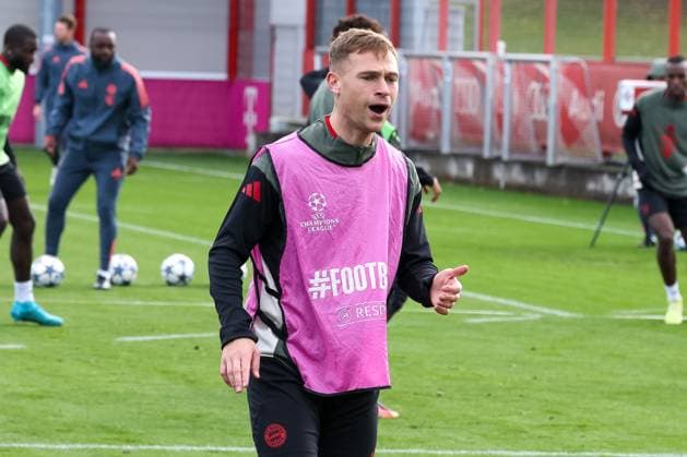 Joshua Kimmich (FC Bayern Muenchen, 06), GER, Abschlusstraining, FC Bayern Muenchen, Fussball, UEFA Champions League, Liga-Phase, 4. Spieltag, Saison 2025 2026, 03.11.2025, GER, Abschlusstraining, FC Bayern Muenchen, Fussball, UEFA Champions League, Liga-Phase, 4. Spieltag, Saison 2025 2026, 03.11.2025 Muenchen Copyright: xEibner-Pressefoto JennixMaulx EP_JML