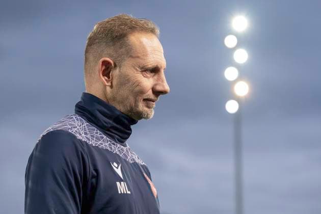 Trainer Mauro Lustrinelli, FCT, FC Thun - FC Sion, Super League, Fussball, 01.11.2025 *** Coach Mauro Lustrinelli, FCT, FC Thun FC Sion, Super League, Football, 01 11 2025 
