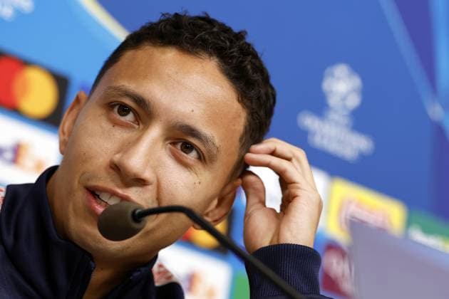 PIRAEUS - Mauro Junior of PSV Eindhoven during the MD-1 press conference, PK, Pressekonferenz prior to the UEFA Champions League match against Olympiacos FC at the Georgios Karaiskakis Stadium on November 3, 2025, in Piraeus, Greece. ANP MAURICE VAN STEEN UEFA Champions League 2025-2026 xVIxANPxSportx xxANPxIVx 541133618 originalFilename: 541133618.jpg