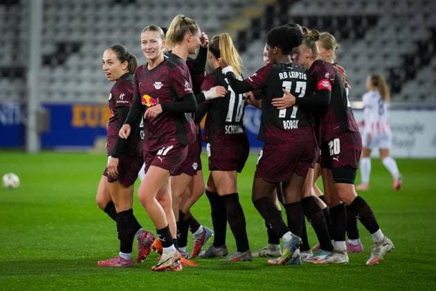 Fussball, Google Pixel Frauen-Bundesliga, 8 .Spieltag, 2025 2026, SC Freiburg vs. RB Leipzig, 03.11.2025, Dreisamstadion, Freiburg,: Marlene Müller (RB Leipzig ,27) Freiburg Dreisamstadion Baden-Württemberg Deutschland Copyright: xFINLEYxMÖRCHx
