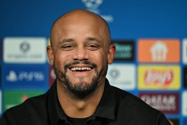 Ahead of PSG v FC Bayern Munich - UEFA Champions League PARIS, FRANCE - NOVEMBER 03: Head Coach of FC Bayern Munich Vincent Jean Mpoy Kompany attends press conference, PK, Pressekonferenz ahead of UEFA Champions League first round day 4 football match between Paris Saint-Germain and FC Bayern Munich at Parc des Princes in Paris, France on November 03, 2025. Mustafa Yalcin Anadolu Paris France. Editorial use only. Please get in touch for any other usage.  Copyright: x2025xAnadoluxMustafaxYalcinx